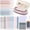 Purple, variant on Clearance! School Stationery Set, School Supplies Kit, 44 Piece, with Pencil Case, Large Capacity Pencil Box, Back to School, Blue