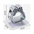thumbnail image 4 of Rack Mopos Gancho Multipropósito No Taladro Sin Deslizamiento La Escoba Trapeador (gris), 4 of 9