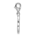 thumbnail image 4 of Auriga Fine Jewelry 925 Sterling Silver Cubic Zirconia Numeral 5 Charm Pendant for Women (L- 0.5mm, W- 8mm), 4 of 5