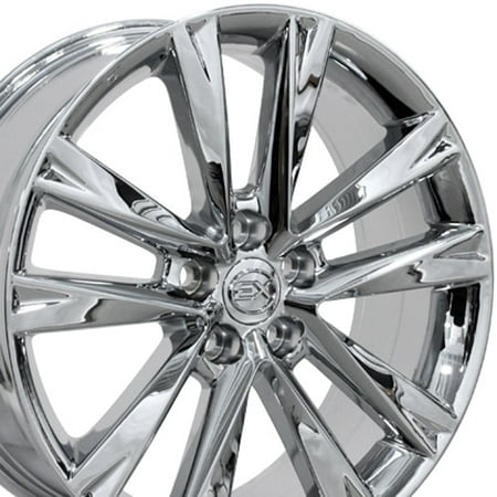 Toyota Matrix Turbo - 19 Inch F Sport Style Fits: Lexus ES GS HS IS LS RX SC Toyota Avalon Camry Matrix Prius V Rav4 Sienna RX 350 | LX24 Chrome 19x7.5 Rim Hollander 74279