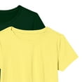 thumbnail image 3 of Lisingtool T Shirts&Nbsp;For Women 2Pcs Womens Stretch Short Sleeve Crewneck T-Shirt Pack Of 2 Green, 3 of 6