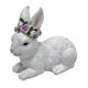 thumbnail image 3 of Figura de conejito de Pascua, decoración de Pascua, obra de arte coleccionable, adorno de escritorio con forma de animal. Mintiendo, 3 of 9
