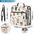 thumbnail image 2 of FORMRS Zipper Binder with Shoulder Strap 1.5-inch Ring 500 Sheet Capacity File Bag, Christmas Cups, 2 of 5
