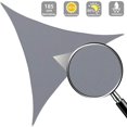 thumbnail image 3 of GETIT Water Resistant Breathable Material Triangle Sun Shade Sail UV Block, Easy Installation Stainless Steel Fittings, Outdoor Shade Canopy Durable, 3 of 5