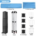 thumbnail image 5 of LAZY BUDDY 12' x 12' Ez Pop up Canopy Tent Folding Instant Shelter Outdoor Camping Party Canopy Gazebo, Adjustable Height, 5 of 9