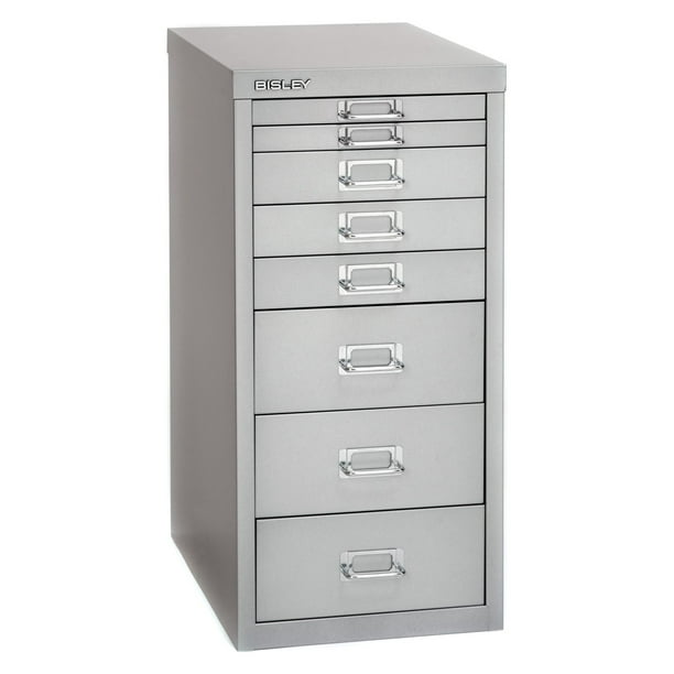 Bisley Steel 8Drawer Under the Desk Multidrawer Storage