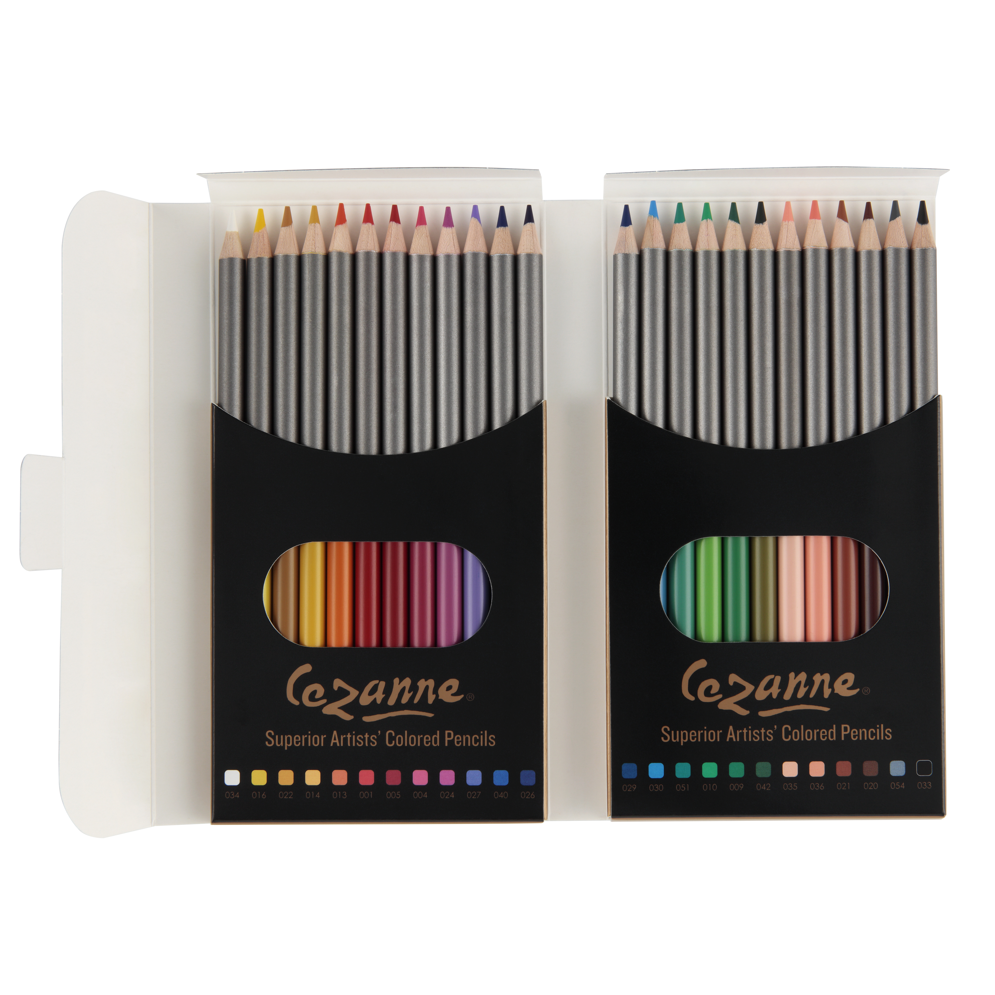 Cezanne Color and Graphite Pencil Set Professional Artist Quality Drawing and Coloring Pencils Break Resistant Leads with Triple Coated Barrels