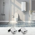 thumbnail image 3 of 2x Toilet Seat Hinges Top Close Soft Release Quick Fitting Heavy Duty Hinge Pair, 3 of 9