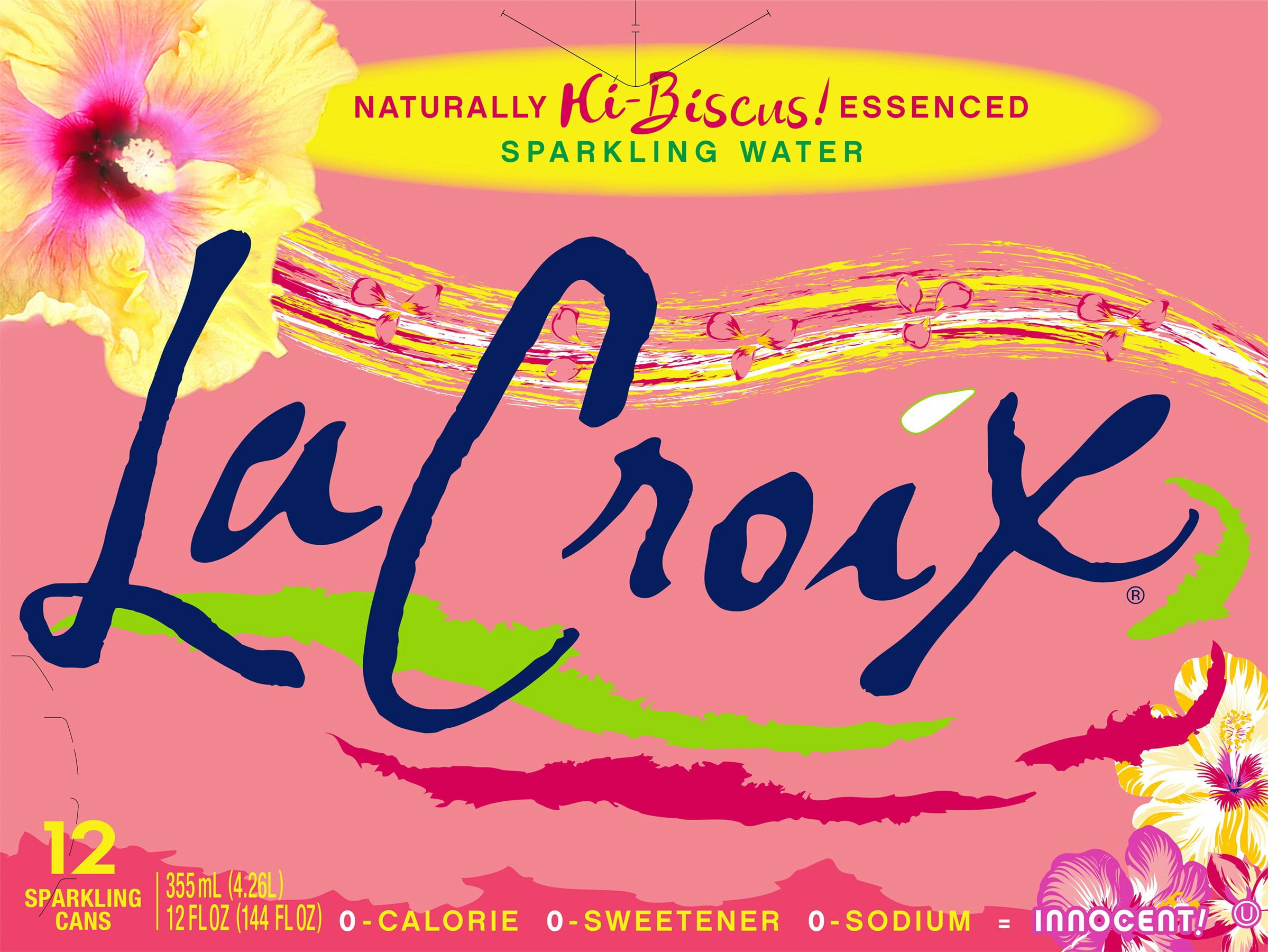 La Croix Sparkling Water Hibiscus 12 Pack 144 fl oz (Pack Of 2)