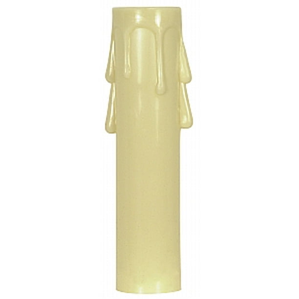 Satco Plastic Drip Candle Covers 13/16in Inside Diameter 7/8in Outside