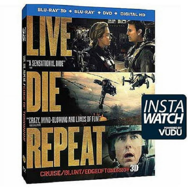 Live Die Repeat: Edge Of Tomorrow (3D Blu-ray + Blu-ray + DVD + 
