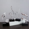thumbnail image 3 of Treble Clef Music Instrument Miniature Replica on Stand, Mini Musical Note Music Present Home Living Room Piano Bedroom Desktop Decor, 3 of 8