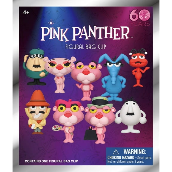 Monogram Pink Panther 3D Figural Keyring Mystery Pack