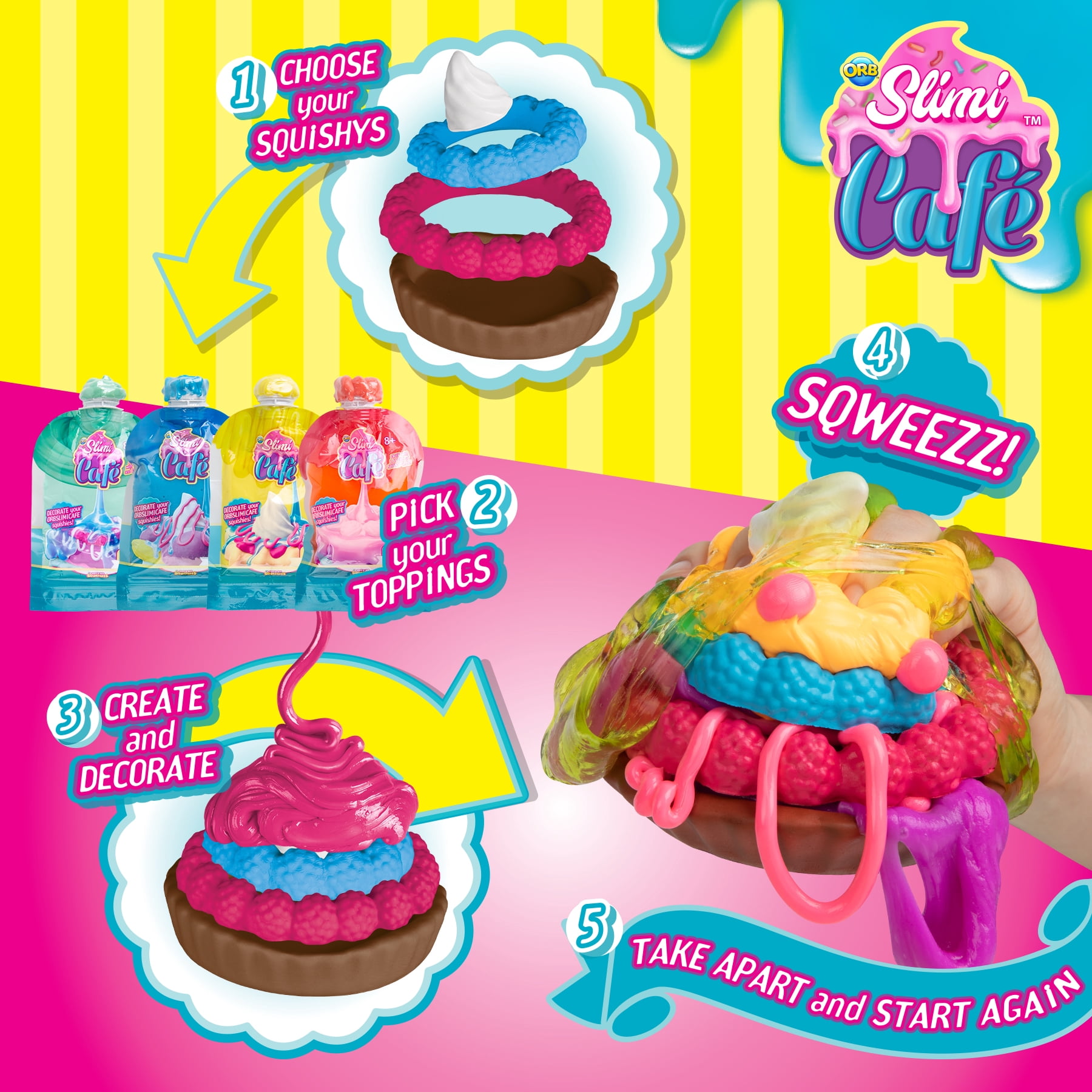 ORB Slimi Cafe Squishy Berry Tart
