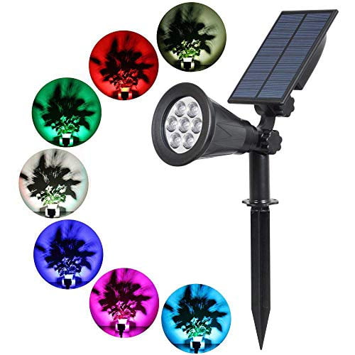 White Outdoor Upgraded Bright Solar Lights Waterproof Auto On/Off Garden Lights Wireless Sun Powered Landscape Lighting for Garden YoungPower Solar Pathway Lights Yard Patio Walkway 1 Pack