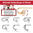 thumbnail image 4 of Christmas Stocking Holder,4 Pack Stocking Holders for Mantle,Non-Slip Stocking Holders for Christmas Decorations,Lightweight Stocking Hangers for Mantel Fireplace with Adjustable Design,Gold, 4 of 8