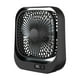 thumbnail image 2 of Mini ventilador de escritorio | Ventilador portátil recargable por USB con 3 velocidades | Ventilador silencioso para escritorio de oficina en casa | Rosa, blanco y negro, 2 of 6