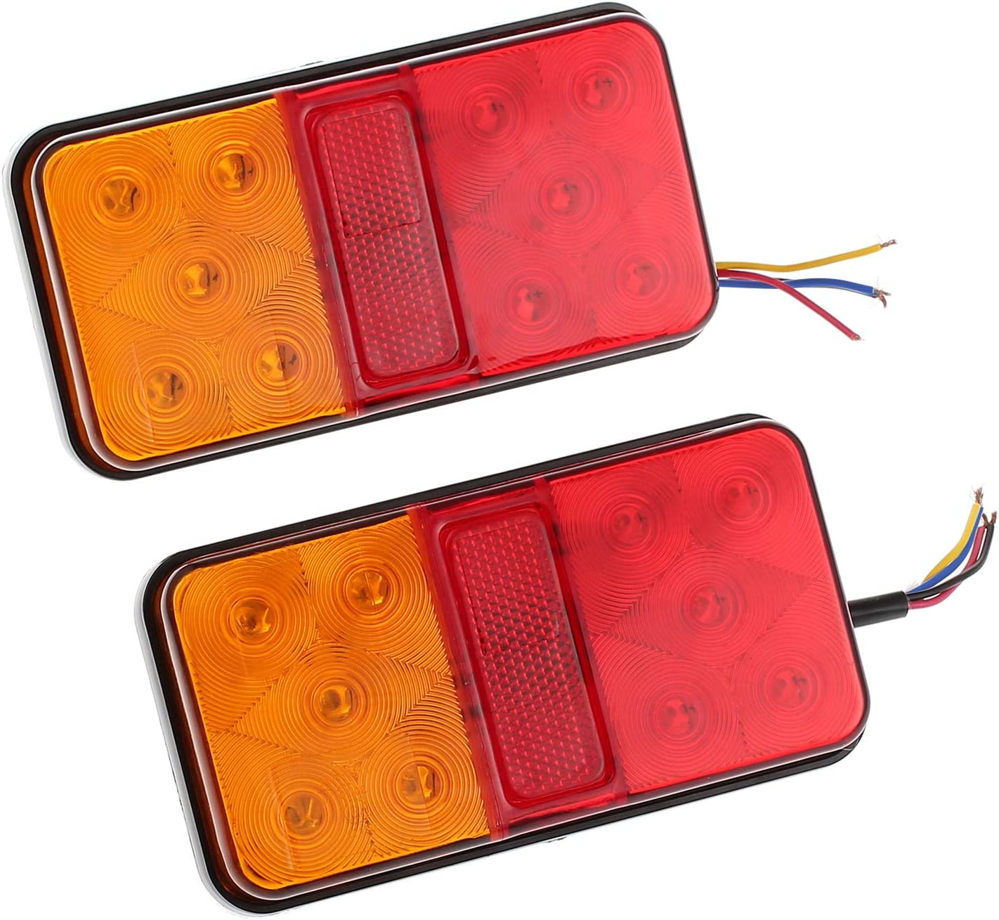 Rear Brake Lights Tail Stop Lights Indicator Lamp Waterproof 12V