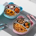 thumbnail image 3 of Thermal Insulation Lunch Box Baby Tableware Bowl Portrable Suction Bowl, 3 of 4