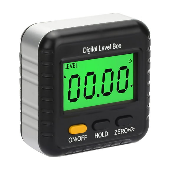 Digital Level Box Large LCD Display, High Accuracy for Woodworking, Construction, and Automobile Applications