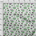 thumbnail image 3 of oneOone Silk Tabby Sea Green Fabric Beach Hawai Sewing Craft Projects Fabric Prints By Yard 42 Inch Wide, 3 of 4