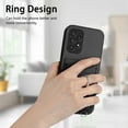 thumbnail image 5 of for Samsung Galaxy A13 4G Case, Card Holder Wallet Case, Ring Holder Stand, Wrist Hand Strap, PU Leather Anti-Scratch Shockproof Protective Flip Phone Cover for Samsung Galaxy A13 4G Case, Black, 5 of 7