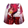 thumbnail image 4 of Hazbin Hotel Alastor Women's Leg Shorts Drawstring Elastic High Waist Loose Short Summer Home Beach Holiday Sweat Shorts With Pockets For Lady Girls, 4 of 6