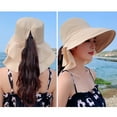 thumbnail image 5 of Women's Sun Hats Shawl Design Large Brim UV Protection Foldable Fishing Hiking Cap, 5 of 8