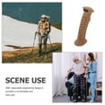 thumbnail image 3 of Pawsdot Hiking Pole Handle Grips Ergonomic Design Softwood Brown 1Pack, 3 of 5