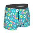 thumbnail image 4 of Haiem Donut Men's Boxer Briefs, Every Day Comfort Stretch Cotton Moisture-Wicking Underwear-Large, 4 of 8