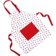 thumbnail image 1 of Kids Chef Apron For Cooking Kitchen Baking Kids Painting Aprons Children Artist Apron With Pockets Red Large Size, 1 of 2