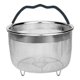 thumbnail image 1 of Cesta de acero inoxidable para cocinar al vapor - Material 304, diseño con asa y multifuncional, para ollas instantáneas y cocinar al vapor, 1 of 4