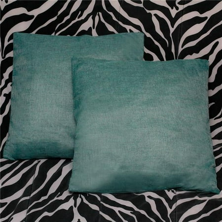 Innova Imports Indoor/Outdoor Throw Pillow, Dark Green - Pack of 2