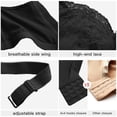 thumbnail image 5 of AILIVIN Women Wireless Bras Comfort Women's Lace Bra Women Bra Adjustable Wider Straps Back Support Full Coverage Bras Lifting Up Bras No Wire Minimizer Bras Black 32DD, 5 of 7