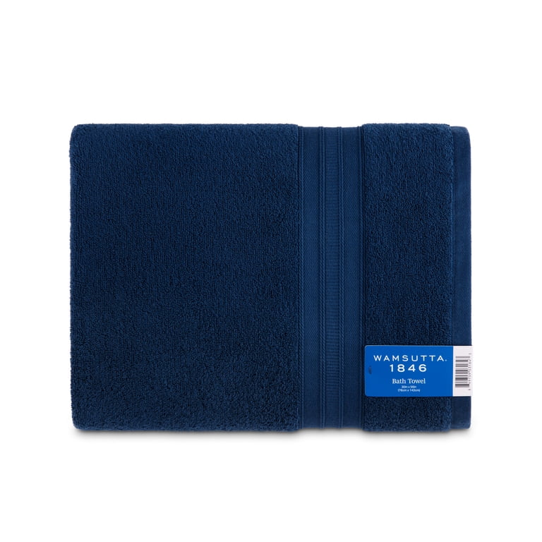 Wamsutta 1846 Luxury Solid Bath Towel Navy photo 3