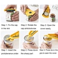 thumbnail image 6 of MesaSe Multi-functional Bottle Opener, Jar Opener Function Container Jam Caps Opener Kitchen Tools Lid Seal Remover Lid Twist, 6 of 6