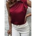 thumbnail image 4 of Txlixc Chaleco de hombro único para mujeres, corbata sin mangas Txlixc moda, 4 of 7
