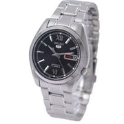 Seiko Mens 5 Automatic SNKL55K Silver Stainless-Steel Automatic Watch