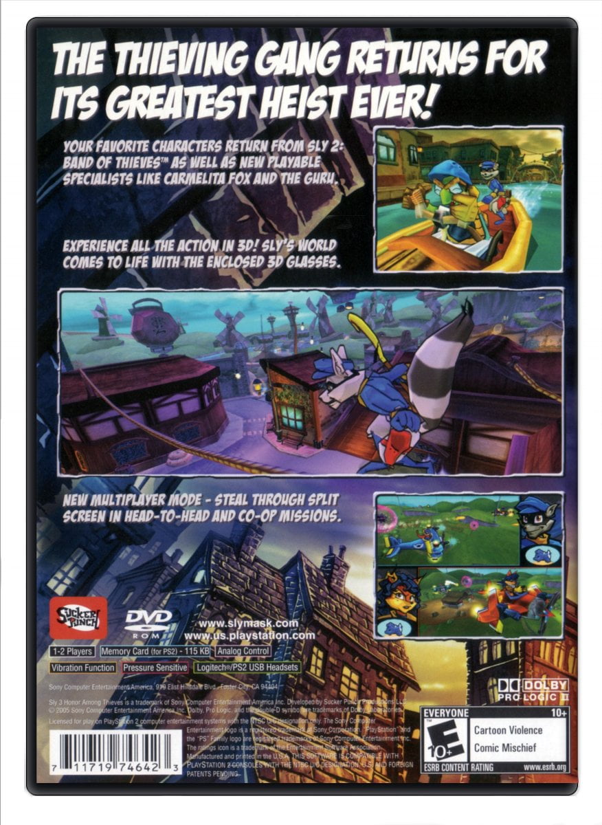 Jogo Sly 3: Honor Among Thieves - PS2 em Promoção na Americanas