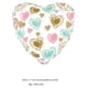 thumbnail image 4 of Globo de película de aluminio con forma de corazón de 17 pulgadas, diseño de amor, decoración de boda, corazón, decoración de fiesta, globo de papel de aluminio, 50 unidades, 4 of 4