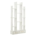 thumbnail image 6 of Ivinta 67" Tall Bookshelf with 2 Storage Drawers, Display Rack with 12 Open Shelves for Living Room, 6 of 9