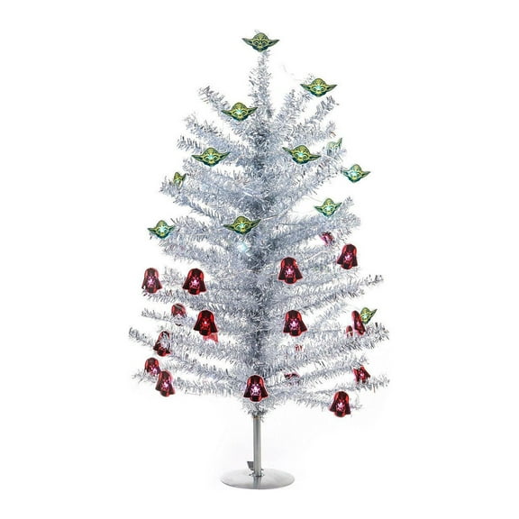18" Silver Mini Tree