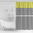 thumbnail image 4 of Small Stall Shower Curtain 36x78 Inch Narrow Half Size Grey Yellow Flowers Bath Curtains Bathroom Decor Classic Botanical Art Elegant Waterproof Fabric Shower Curtain Set with Hooks 36 Inch, 4 of 6