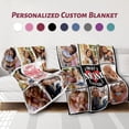 thumbnail image 4 of Custom Blanket with Picture/Photo - Personalized Flannel Throw Blanket for Women Men - Customized Blanket for Christmas Valentines Gifts Mom Dad Family Birthday Gifts (Only 1 Photo) Blankets, 4 of 5