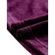 thumbnail image 5 of Camisetas de terciopelo INSPIRE CHIC para mujer con escote corazón, elegantes de manga larga, 2XL, morado, 5 of 6