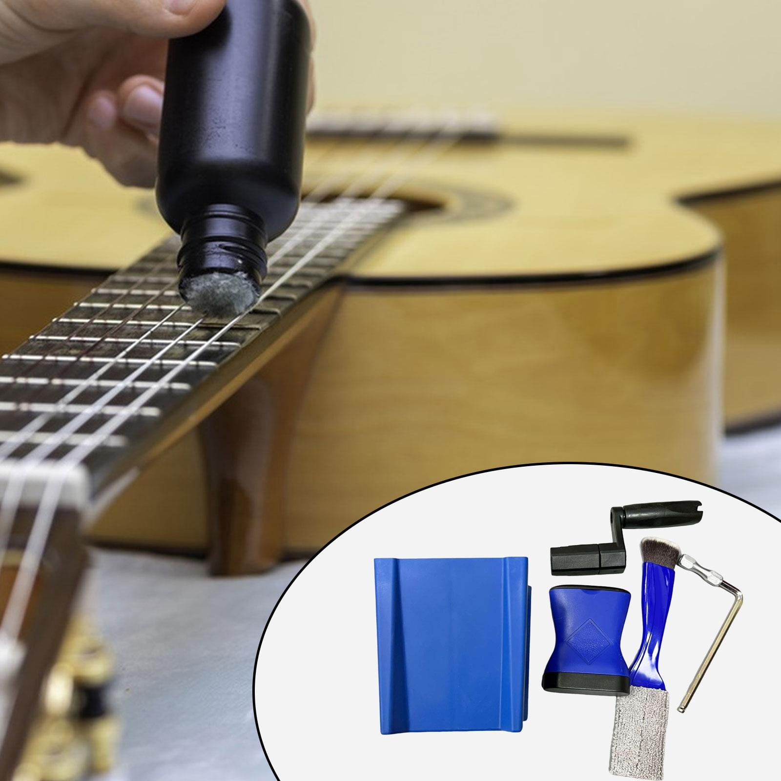 LeeQinersw Guitar Work Mat Accessories Cleaning Neck Bracket Repair Tools Work Station Care Blue