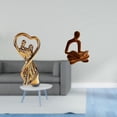 thumbnail image 2 of Estatua de pareja,Figura de pareja,arte moderno,artesanía,regalo de boda,Escultura de pareja para decoración de San Valentín,Figura de pensador abstracto,Estatua de pensador, 2 of 8
