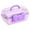Purple, variant on XUYAN Cute Girl Hair Accessories Storage Box Bow Organizer Box Jewelry Box Plastic Headband Holder Hairpin Container for Boys & Girls Birthday Gift, Children's Day Gifts