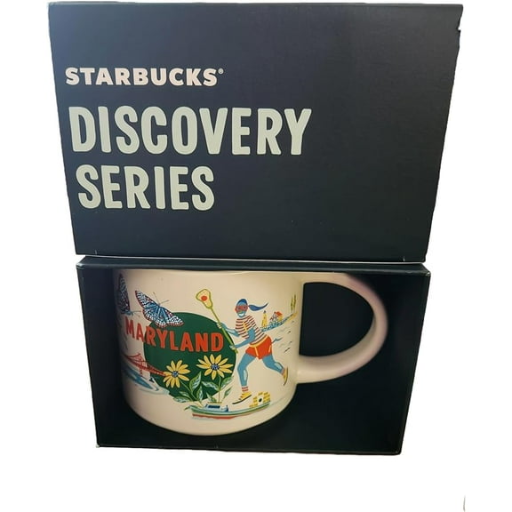 Starbucks Discovery Series Maryland Ceramic 14oz Coffee Mug with Box