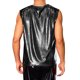 thumbnail image 3 of INSPIRE CHIC Chaleco Metálico para Hombre Disco Brillante Sin Mangas Patrón Cocodrilo Top de Tanque M Negro, 3 of 4